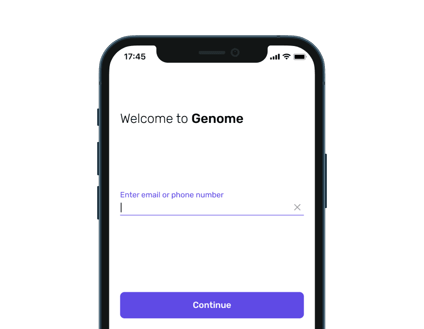 Sign up to Genome